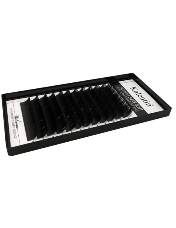 Kalentin Extensiones de pestañas pre-abanicadas 5D Tipo C 007 12mm